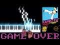 Kung Fu (NES) - Game Over - Piano|Synthesia
