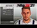 NBA 2K21 HOW TO CREATE LUCA DONIC FACE CREATION