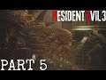 RESIDENT EVIL 3 REMAKE Gameplay Walkthrough Part 5 - SECOND NEMESIS BOSS (PS4)