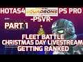 Star Wars Squadrons. Getting Ranked In Fleet Battle. Part 1. Christmas day stream. Hotas4 + PSVR