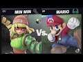 Super Smash Bros Ultimate Amiibo Fights  – Min Min & Co #220 Min Min vs Mario
