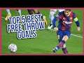 TOP 5 BEST FREE THROW GOALS (Leonel Messi) ⚽⚽⚽