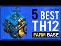 TOP 5 TH12 FARM BASE WITH COPY LINK in 2020! Best Town Hall 12 Farming Base (Hybrid) Clash of Clans