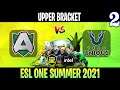 Alliance vs Unique Game 2 | Bo3 | Upper Bracket ESL One Summer 2021 | DOTA 2 LIVE