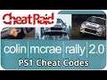 Colin McRae Rally 2.0 Cheat Codes | PS1