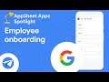 How to build employee onboarding apps with AppSheet