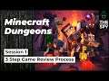 Minecraft Dungeons, 3 Step Game Review Process | Gameplay Session 1