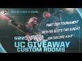 PUBG MOBILE LIVE UNLIMITED CUSTOM ROOM | UC AND PAYTM GIVEAWAY | PUBG MOBILE CUSTOM ROOM LIVE