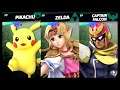 Super Smash Bros Ultimate Amiibo Fights – 11pm Final Pikachu vs Zelda vs Captain Falcon