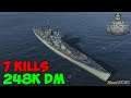 World of WarShips | Thunderer | 7 KILLS | 248K Damage - Replay Gameplay 4K 60 fps