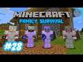 BIRTHDAY CAKE BASH! | Family Minecraft Survival #28 (Minecraft 1.16 PC Lets Play)
