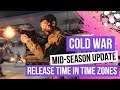 Black Ops Cold War Mid-Season Update Release Time In Time Zones July 13