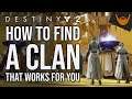 Destiny 2 Clans and How to Join them / Fireteams, Powerful Rewards and more!
