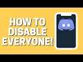 How to Disable @everyone in Discor App