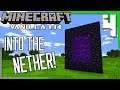 INTO THE NETHER! | Minecraft  Multiplayer Vanilla 1.14.3 Gameplay/Let's Play E4