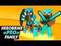 Monster School : STRONG FAMILY CHALLENGE - Minecraft Animation