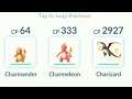 Pokemon Go but I can only use Charmander Evolution Line!
