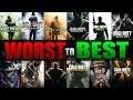 Ranking Every Call of Duty Game From WORST to BEST (Multiplayer)