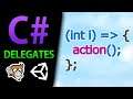 What are Delegates? (C# Basics, Lambda, Action, Func)