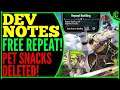 Auto Repeat for FREE! (Pet Snacks DELETED!) Dev Notes 2020 Epic Seven News Epic 7 E7 [Thoughts]