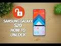 How to Unlock Samsung Galaxy S20  and Use it with Any Carrier