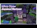 Micro Home Abandoned Warehouse Sims 4 Speed Build Stop Motion PS4 Version