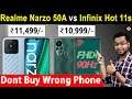 Narzo 50A vs Infinix Hot 11s - Best Smartphone Under 12000 for Gaming, Camera | Narzo 50A vs 30A