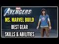 Marvel Avengers Game: Ms. Marvel Build Best Gear, Skills, & Abilities (Tips & Tricks)