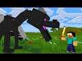 Monster School : ENDER DRAGON IS ATTACKING - Minecraft Animation