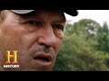 Swamp People: Troy Catches SAVAGE CANNIBAL GATOR with New Bait Strategy (Season 7) | History