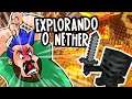 Explorar o Nether é MUITO DIFÍCIL no Minecraft!