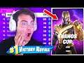 I Competed in the THANOS CUP in Fortnite... (Full Fortnite Tournament)