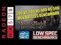 Mount & Blade II: Bannerlord 200 vs 300 vs 400 vs 500 men battle on RX 570 | i5-3570K