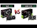GTX 1660 vs GTX 1650 Super OC - i5 9400F - Gaming Comparisons