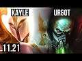 KAYLE vs URGOT (TOP) | 700+ games, Godlike | EUW Master | 11.21