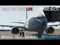 Real 737 Pilot LIVE | ZIBO MOD 737 | Two Sectors from Bremen to Oslo/Sandefjord Torp  | X-Plane 11