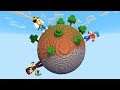 SOLO el 1% SOBREVIVE en el PLANETA REDONDO! 😱 Minecraft Mapa Survival