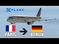 X-plane 11 - Paris - Berlin A320 Air France