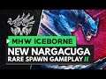 Monster Hunter World Iceborne | New NARGACUGA Gameplay - Secret Rare Spawn!