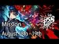 Persona 5 Strikers Mission August 18th - 19th