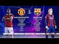 PES 2021 FC BARCELONA - MANCHESTER UNITED | Gameplay PC HDR Superstar MOD