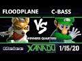 S@X 337 SSBM - Floodplane (Fox) Vs. C-bass (Luigi) Smash Melee Winners Quarters