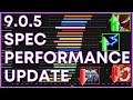 THE BIGGEST Spec Performance Changes after 9.0.5 SO FAR