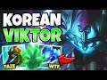 WTF?! THIS KOREAN VIKTOR BUILD IS DESTROYING TOP LANE (NEW META) - League of Legends