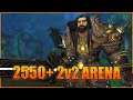 2550+ Arms Warrior / Holy Paladin 2v2 Arena (480 iLvl) - WoW BFA 8.3 Season 4 PvP