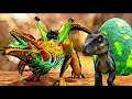 Escravizaram o Bebê Godzilla de Ouro Para Roubar Seus Poderes! Raptor Sorna - Ark Dinossauros