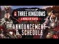 NEW DLC ANNOUNCEMENT & SCHEDULE - Total War: Three Kingdoms - A World Betrayed!