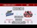 #3 Trinbago Knight Rider vs Dhaka Platoons - Super 30 League Championship Match Highlights RC 20