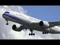 China Airlines B-18908 (Taiwan Blue Magpie Bird Livery) Landing - 4K Raw Footages