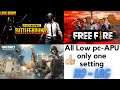 Low and pc best settings|| all APU pc setting for emulator || best FPS